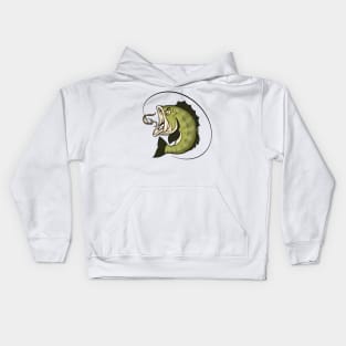 Big Bass Mouth Kids Hoodie